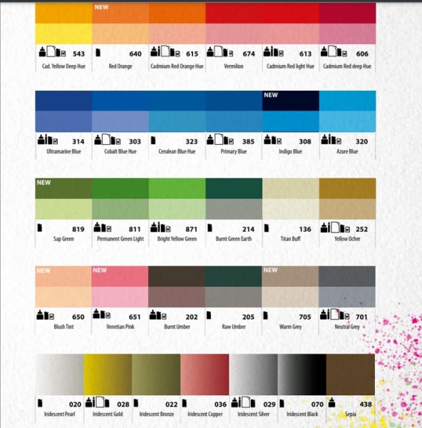 Sennelier Abstract Ink 30 ml Acrylfarbe, in verschiedenen Farben (GP 1L= 223,33€)